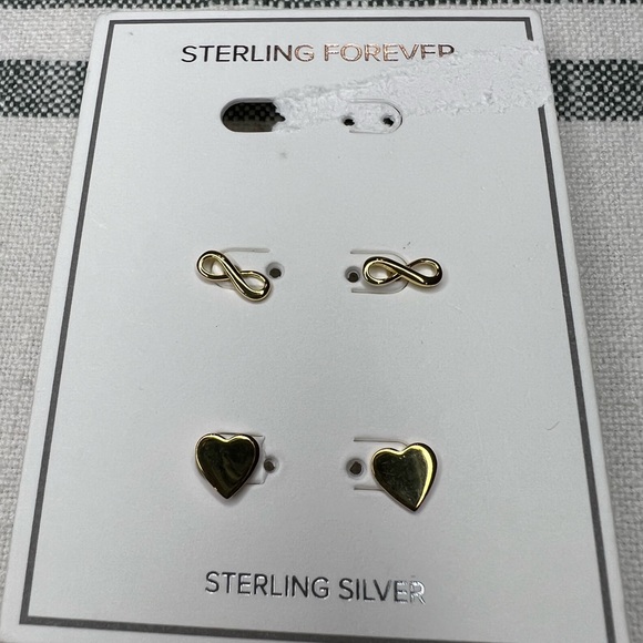 Sterling forever earrings - Picture 3 of 3
